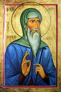 Икона Григория Чудотворца, епископа Неокесарийского. Византия XII век